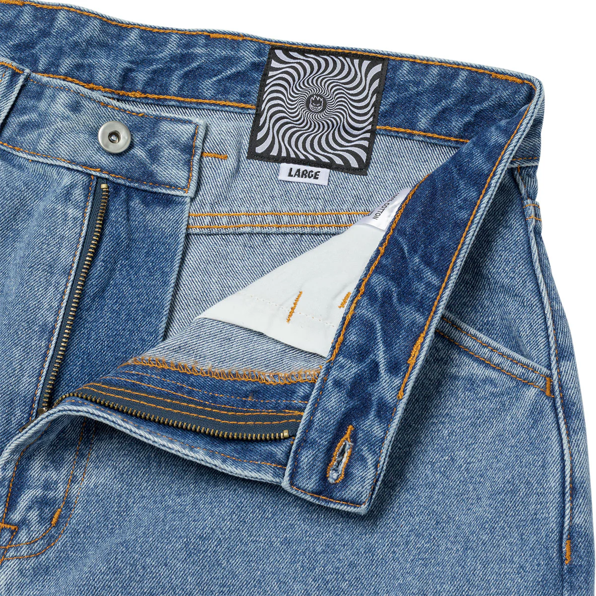 Spitfire Bighead Fill Denim Jeans - Medium Stone Wash - Image 5