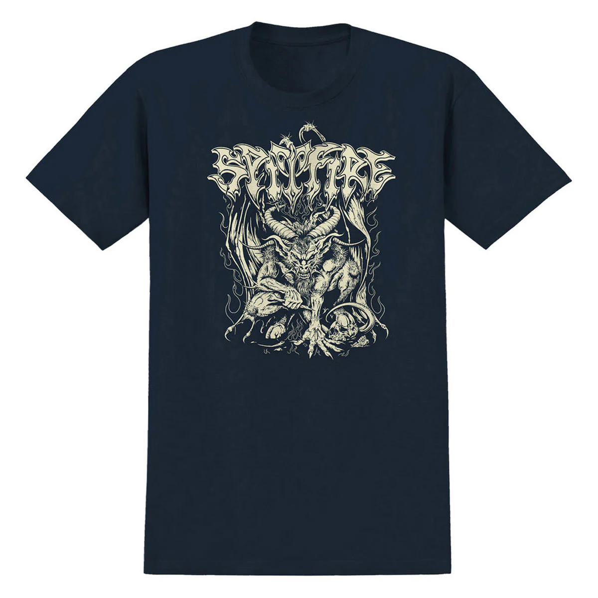 Spitfire Demon Redux T-Shirt - True Navy