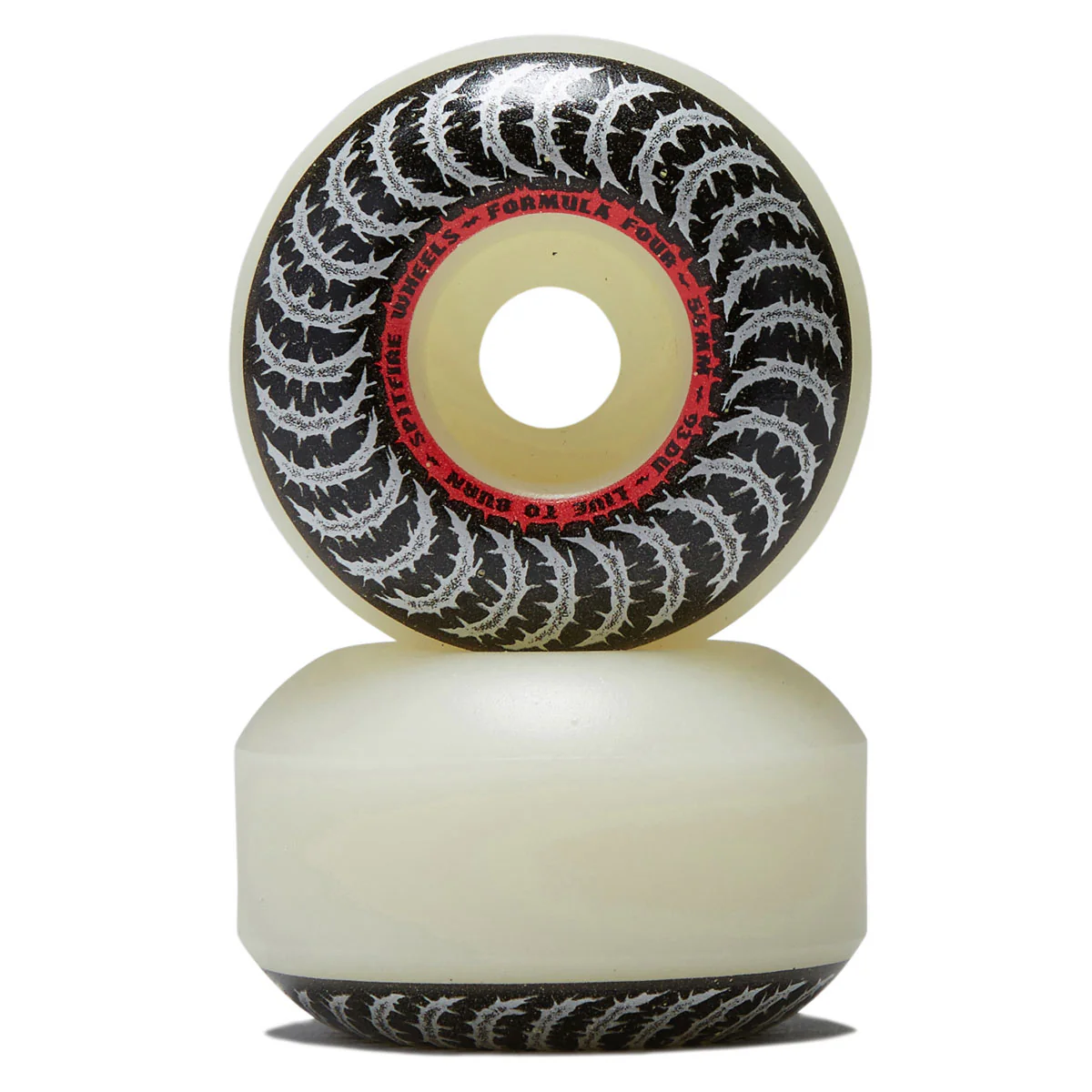 Spitfire F4 93d Deathmask II Classic Skateboard Wheels - Natural - 54mm - Image 2