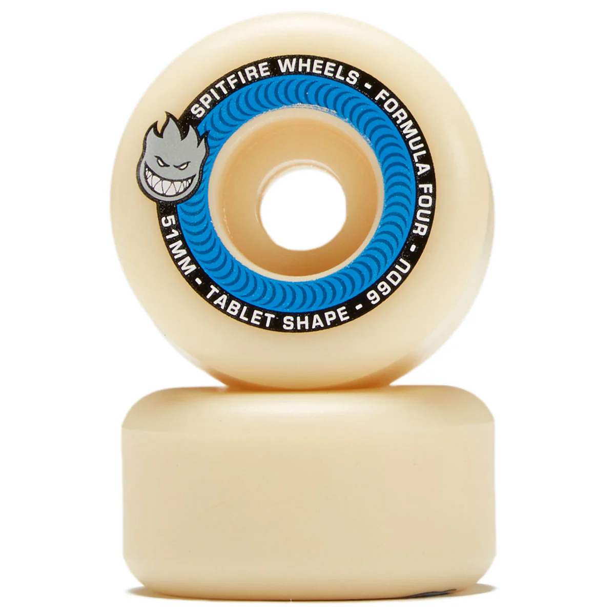 Spitfire F4 99 Tablet Skateboard Wheels - Natural - 51mm - Image 2