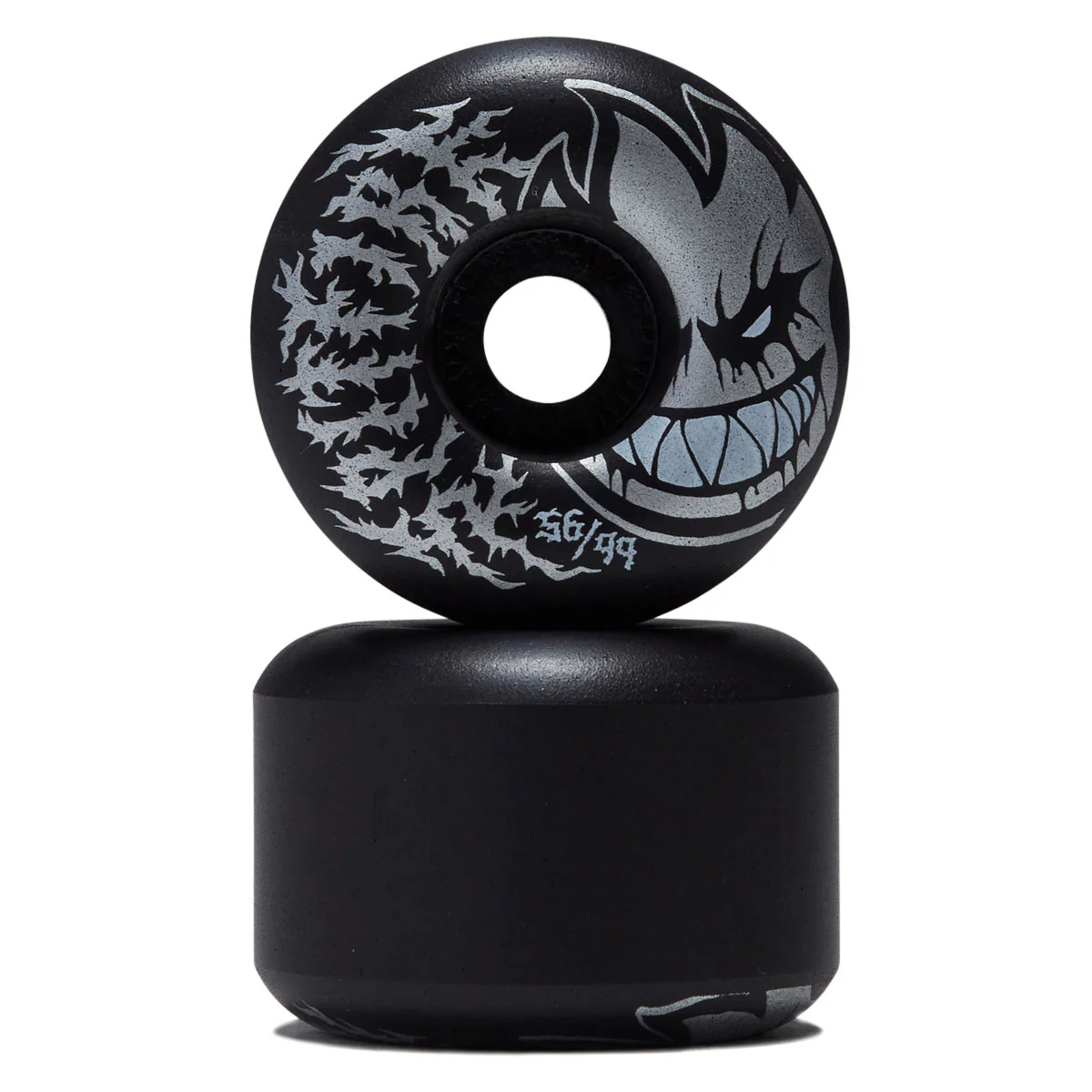 Spitfire F4 99d Deathmask II Bighead Radial Full Skateboard Wheels - Black - 56mm - Image 2