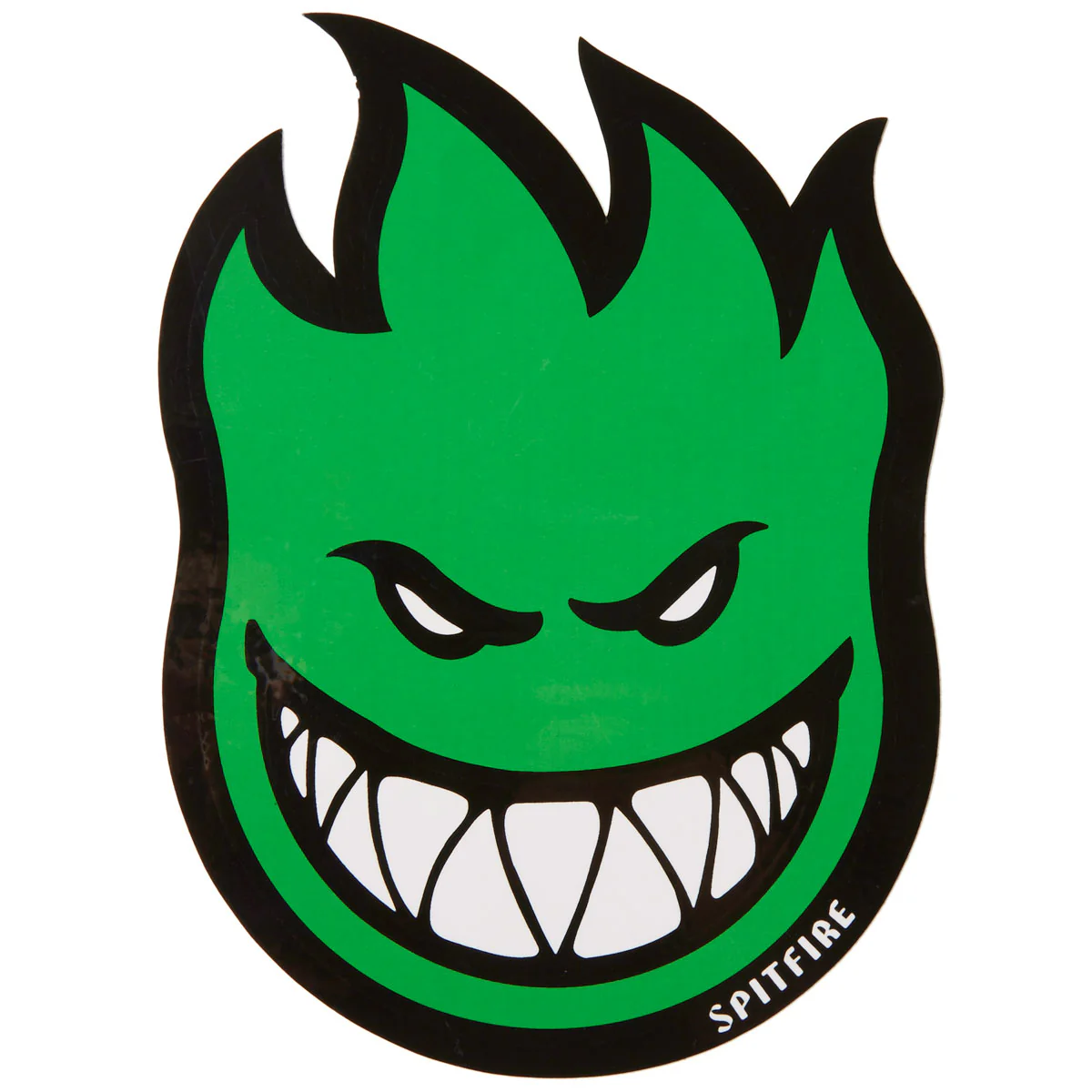 Spitfire Fireball Bighead MD Stickers - Green