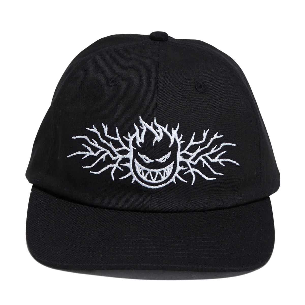 Spitfire Lil Bighead Thorn Strapback Hat - Black/White - Image 2