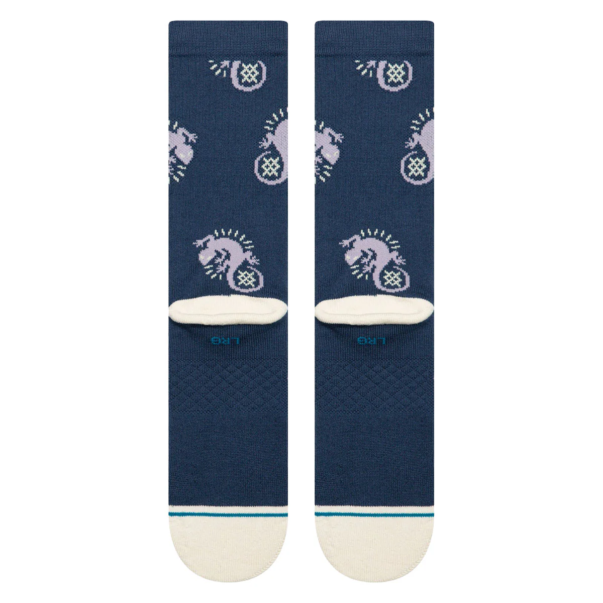 Stance Gecko Crew Socks - Purple - Image 3
