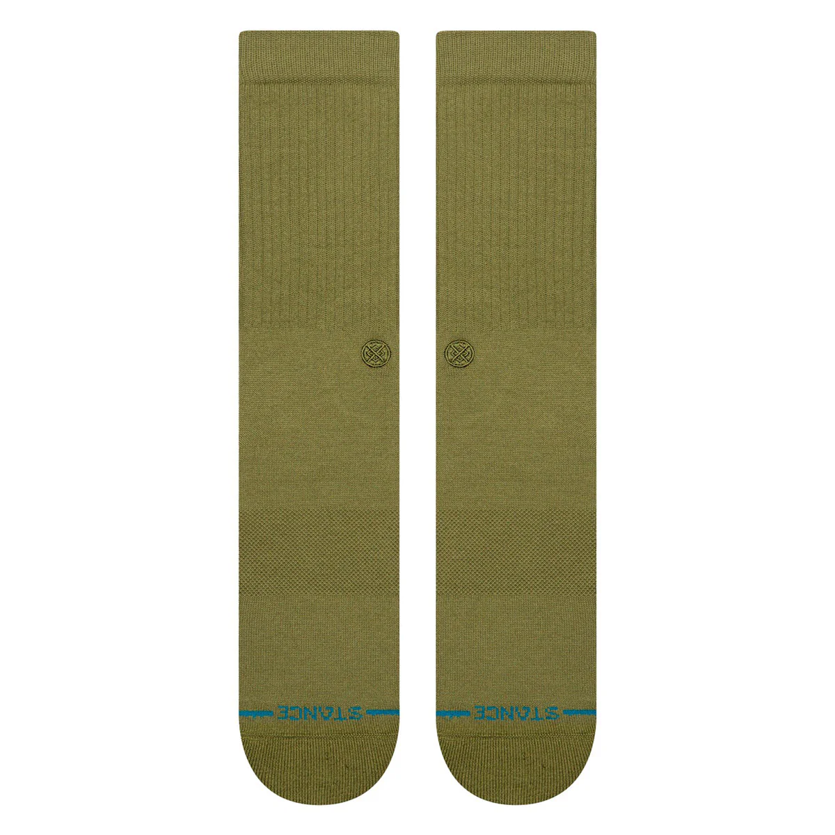Stance Icon Socks - Olive - Image 2