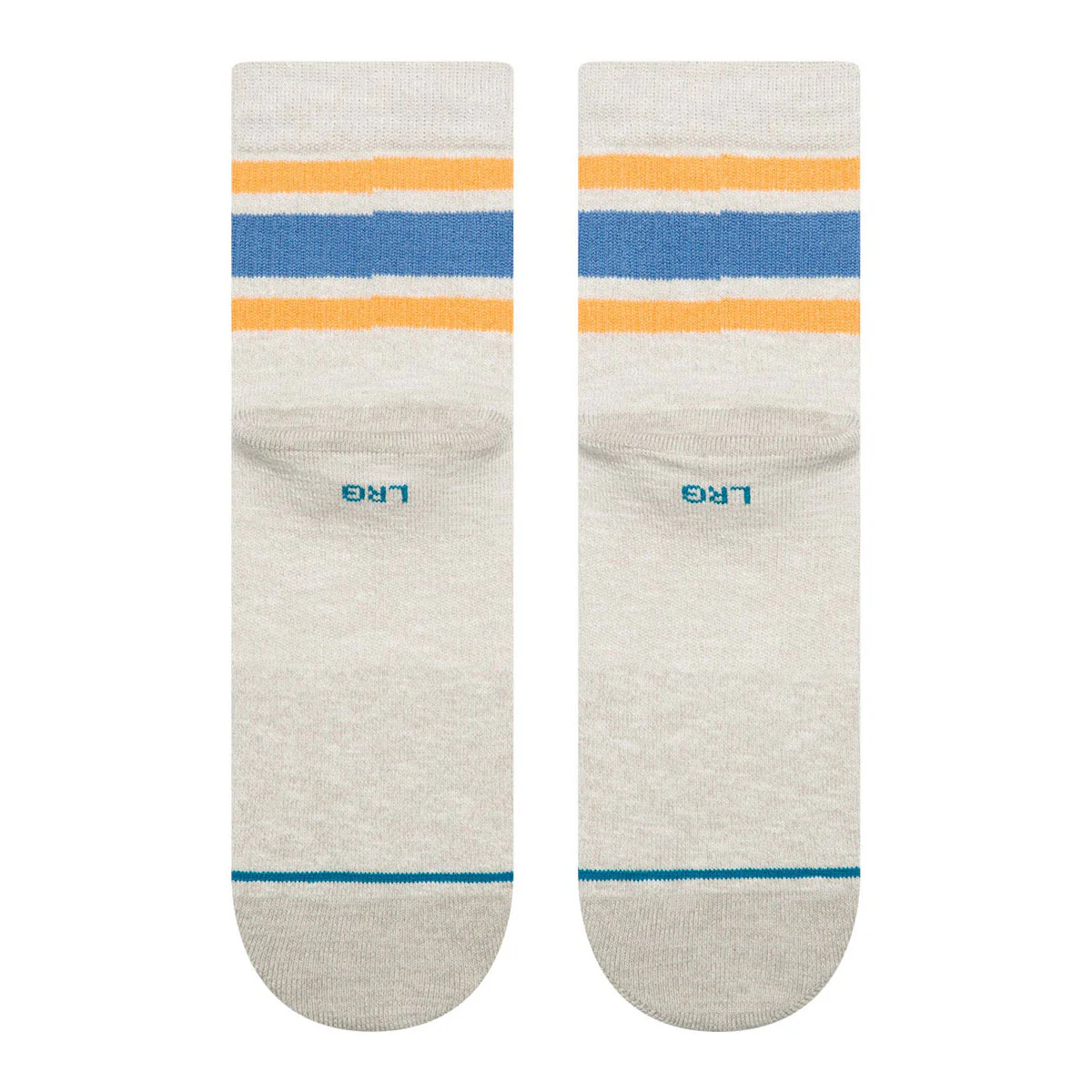 Stance Slub Boyd Quarter Socks - Heather Grey - Image 3
