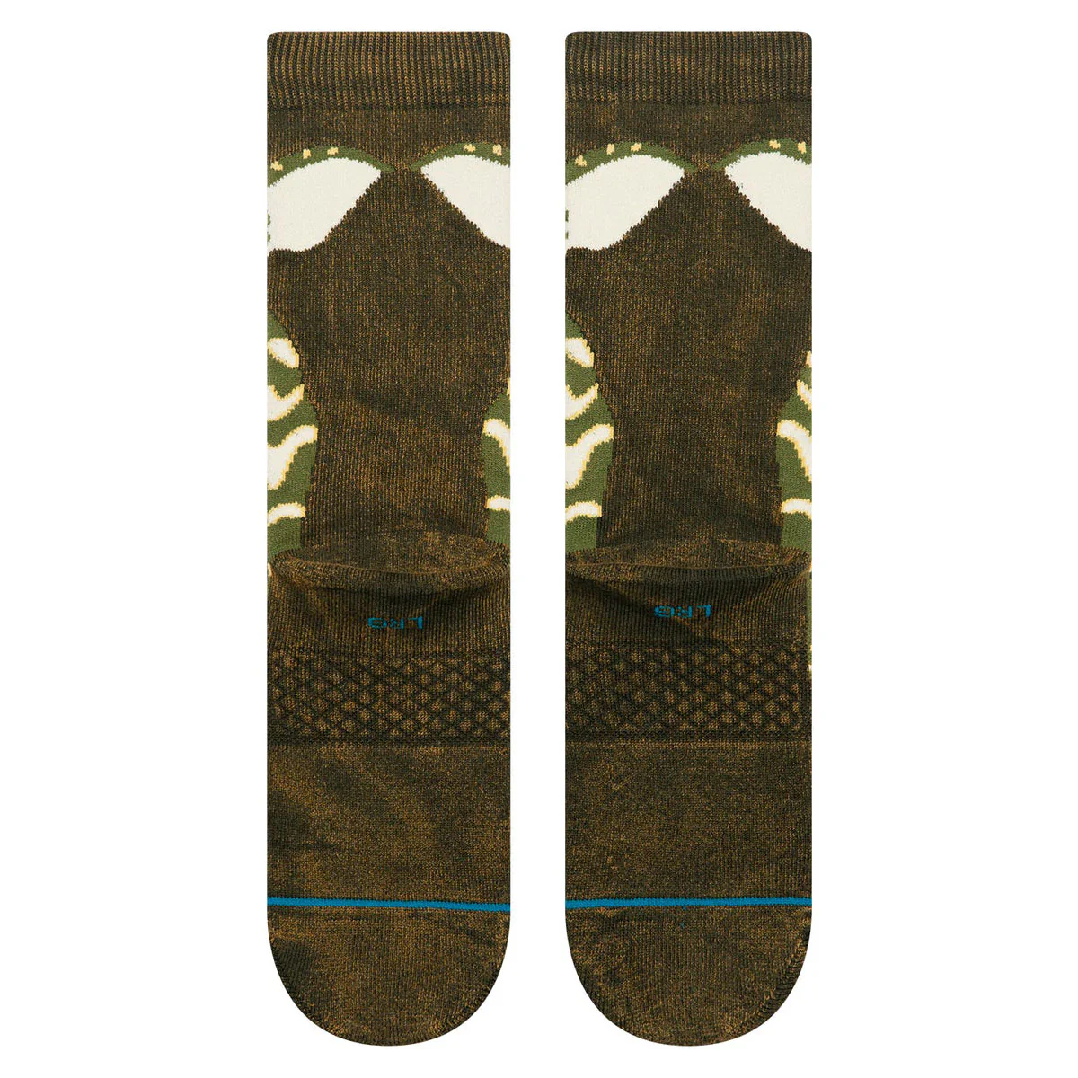 Stance Stripe Gremlins Crew Socks - Dark Green - Image 3
