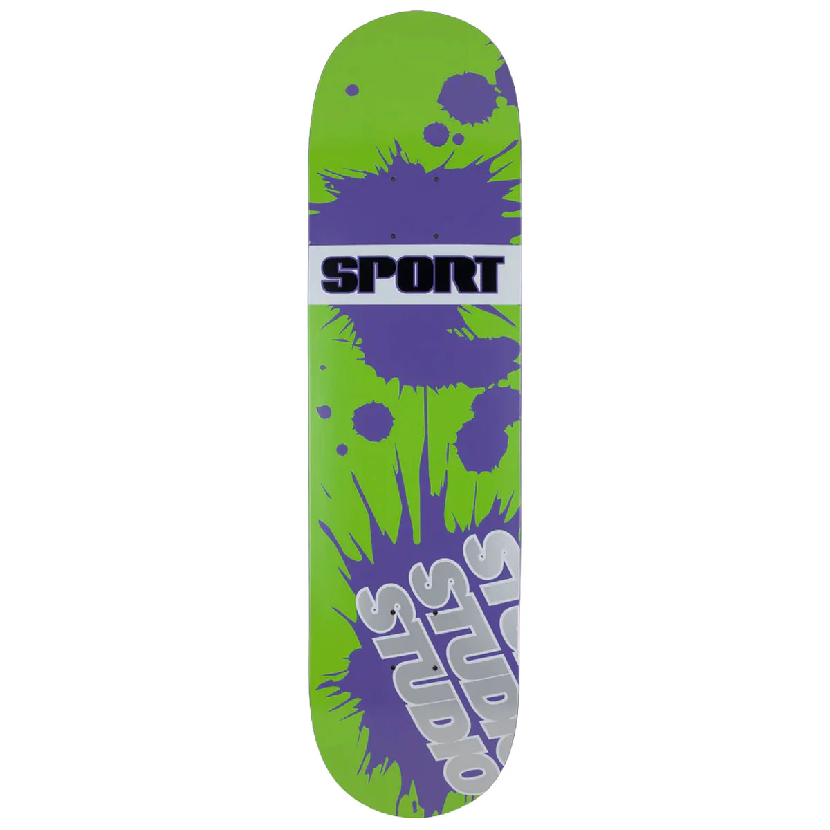 Studio Brraapp SSX Skateboard Deck - Lime/Purple - 8.375"
