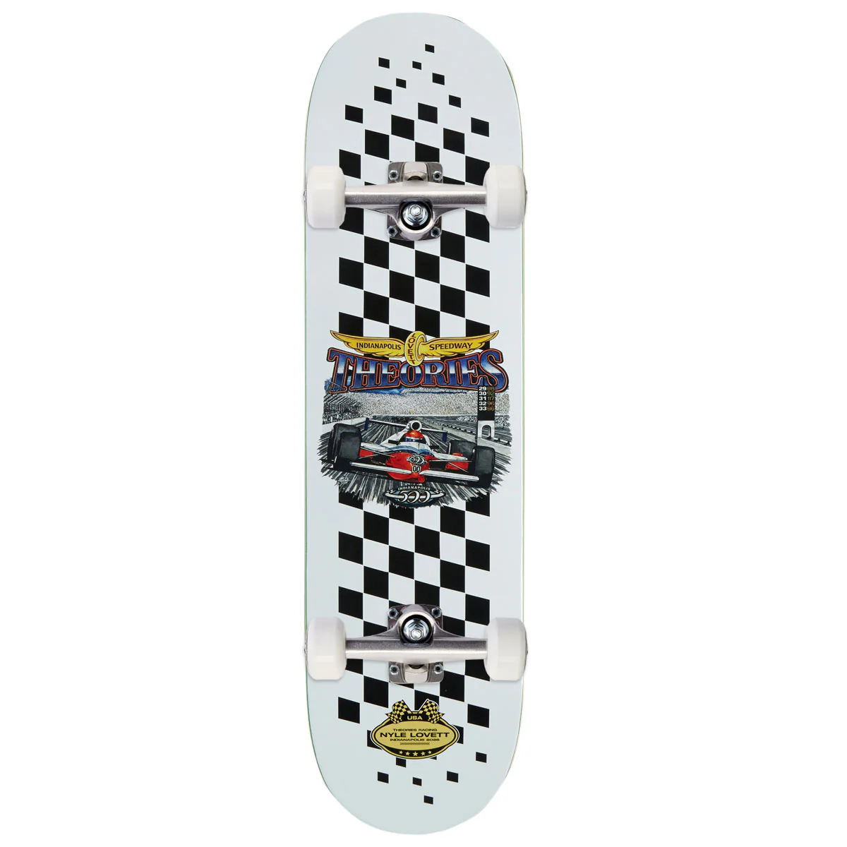 Theories Nyle Lovett Speedway Skateboard Complete - 8.50"