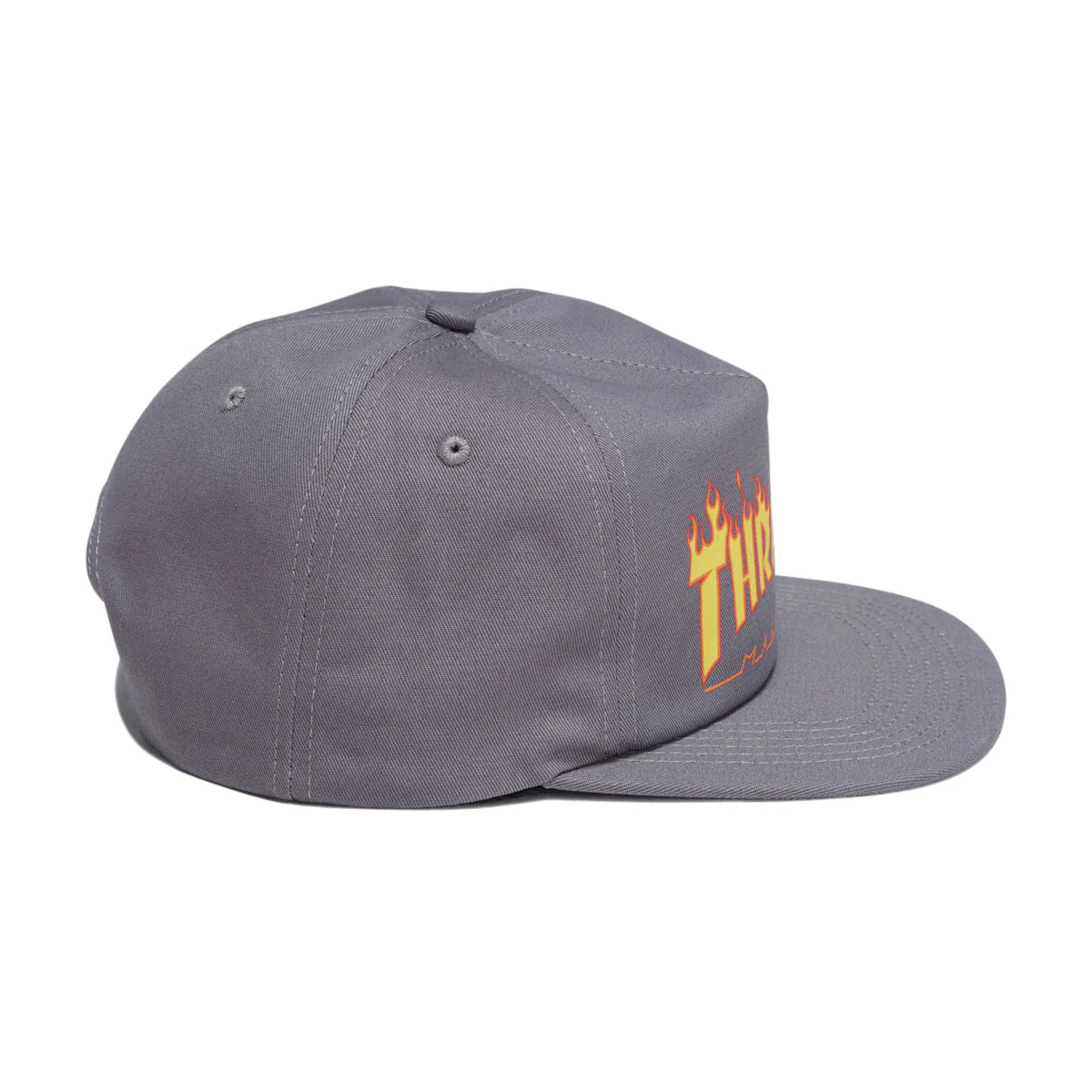 Thrasher Printed Flame Hat - Grey - Image 3