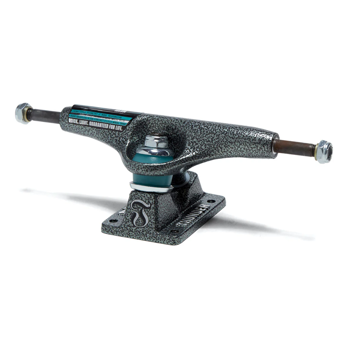 Thunder Team T-II Leviathan Skateboard Trucks - Black/Teal - 149mm - Image 2