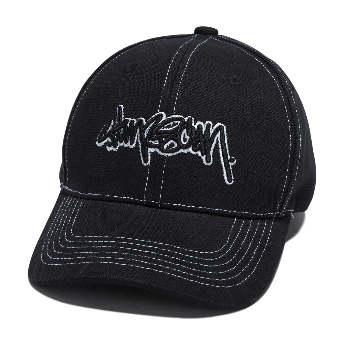 Timescan Script Logo Hat - Black