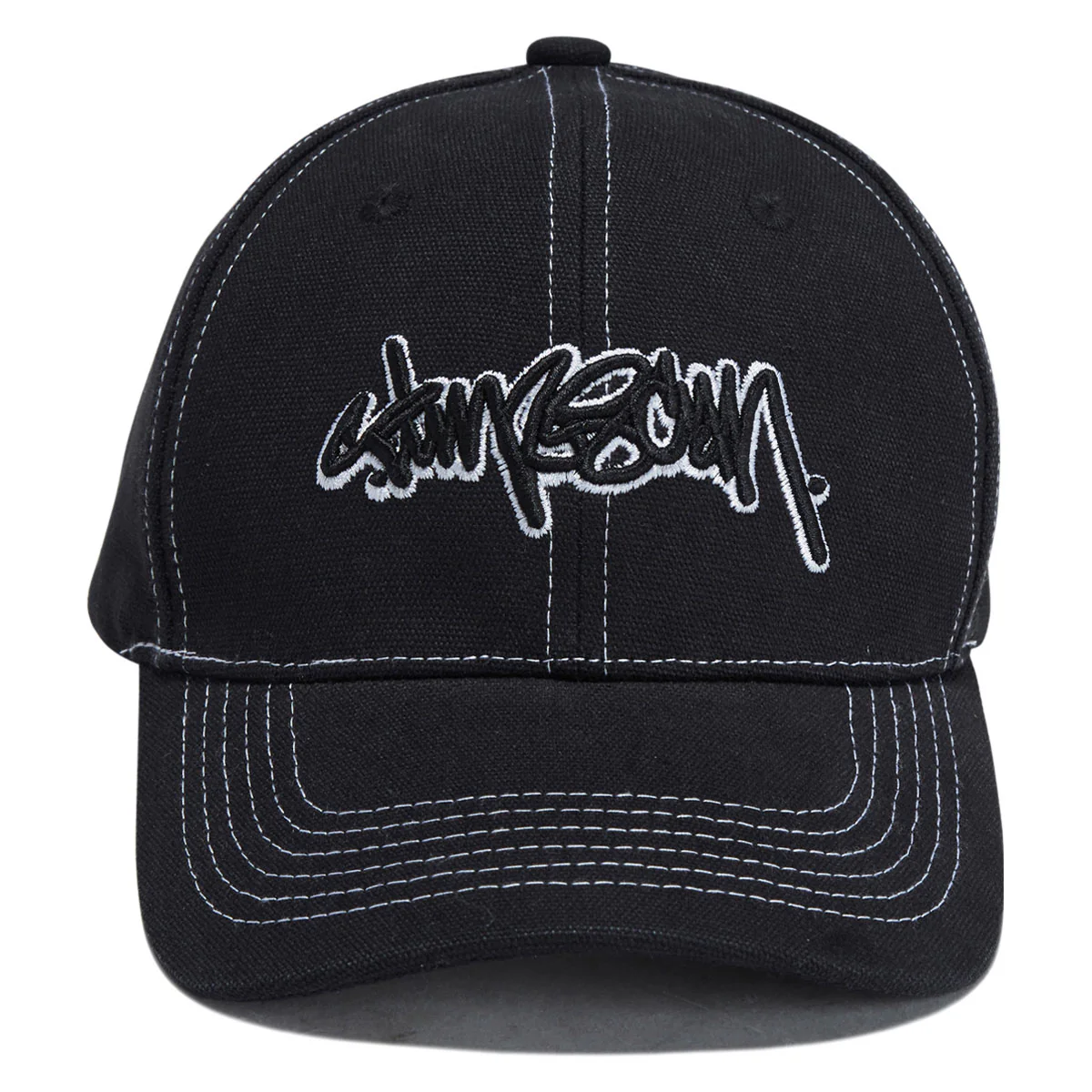 Timescan Script Logo Hat - Black - Image 2
