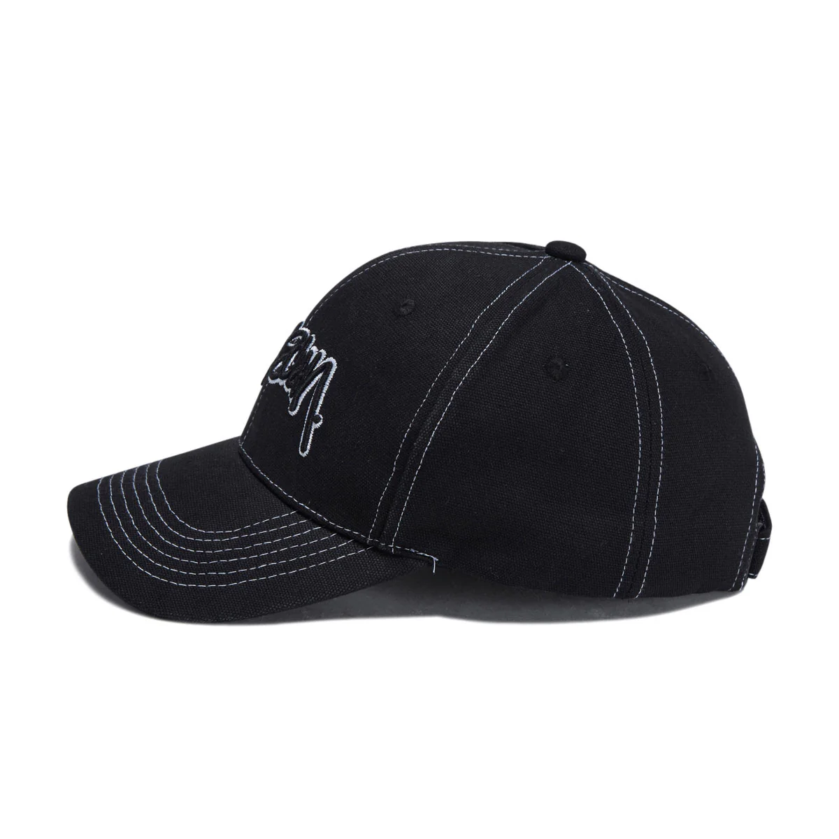 Timescan Script Logo Hat - Black - Image 4