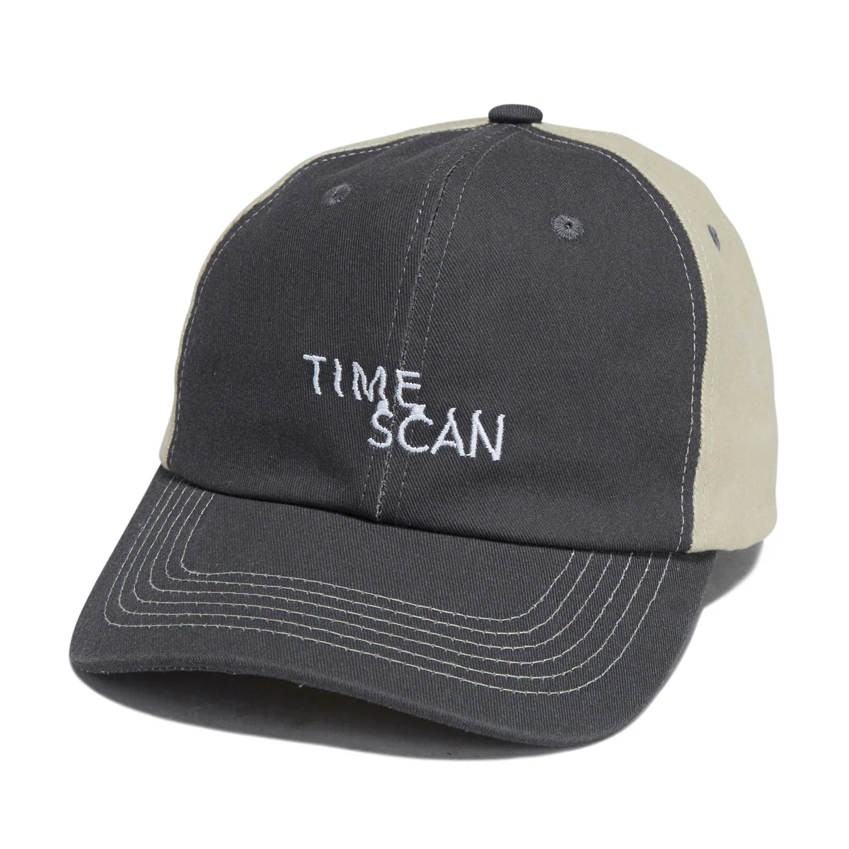 Timescan Washed Logo Hat - Dark Brown