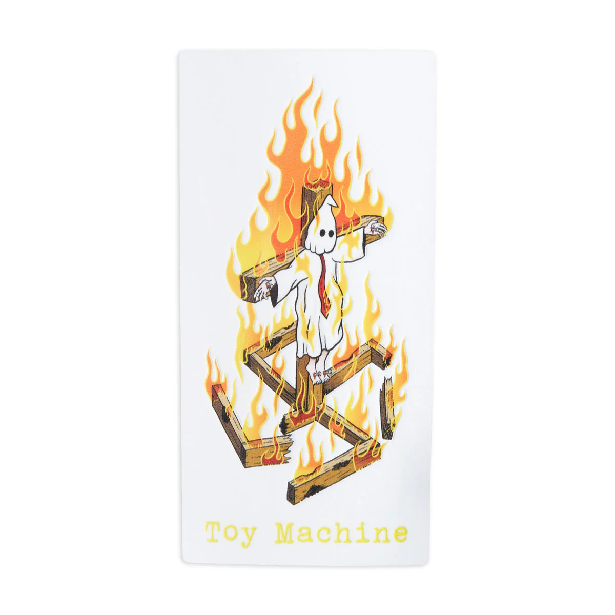 Toy Machine Charred Cross Sticker