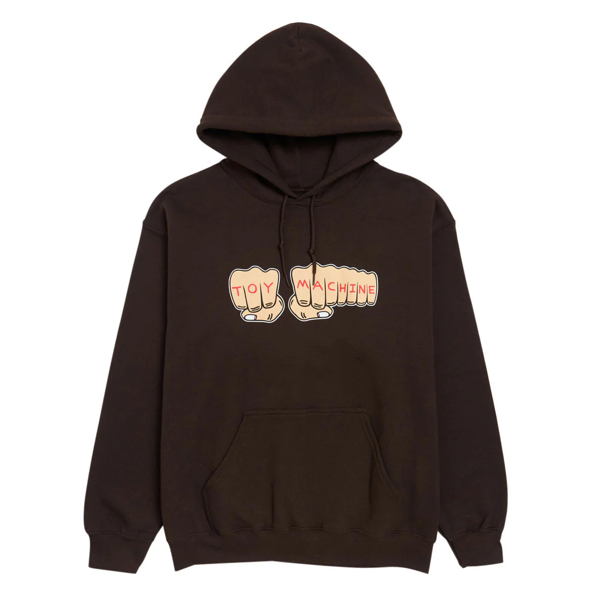 Toy Machine Fists Hoodie - Brown
