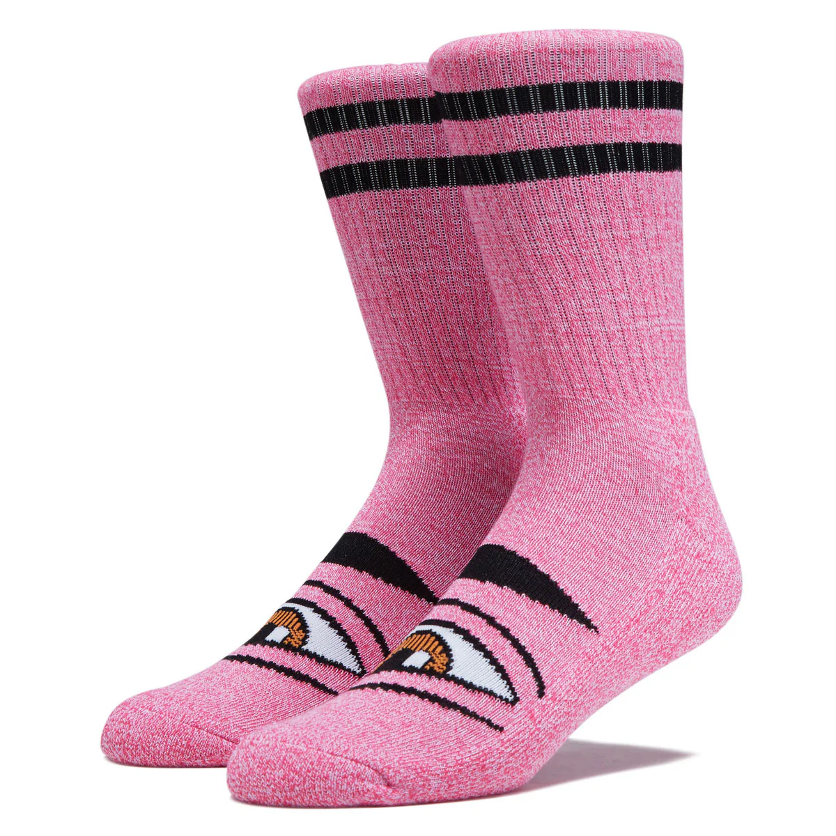 Toy Machine Heather Sect Eye Socks - Pink
