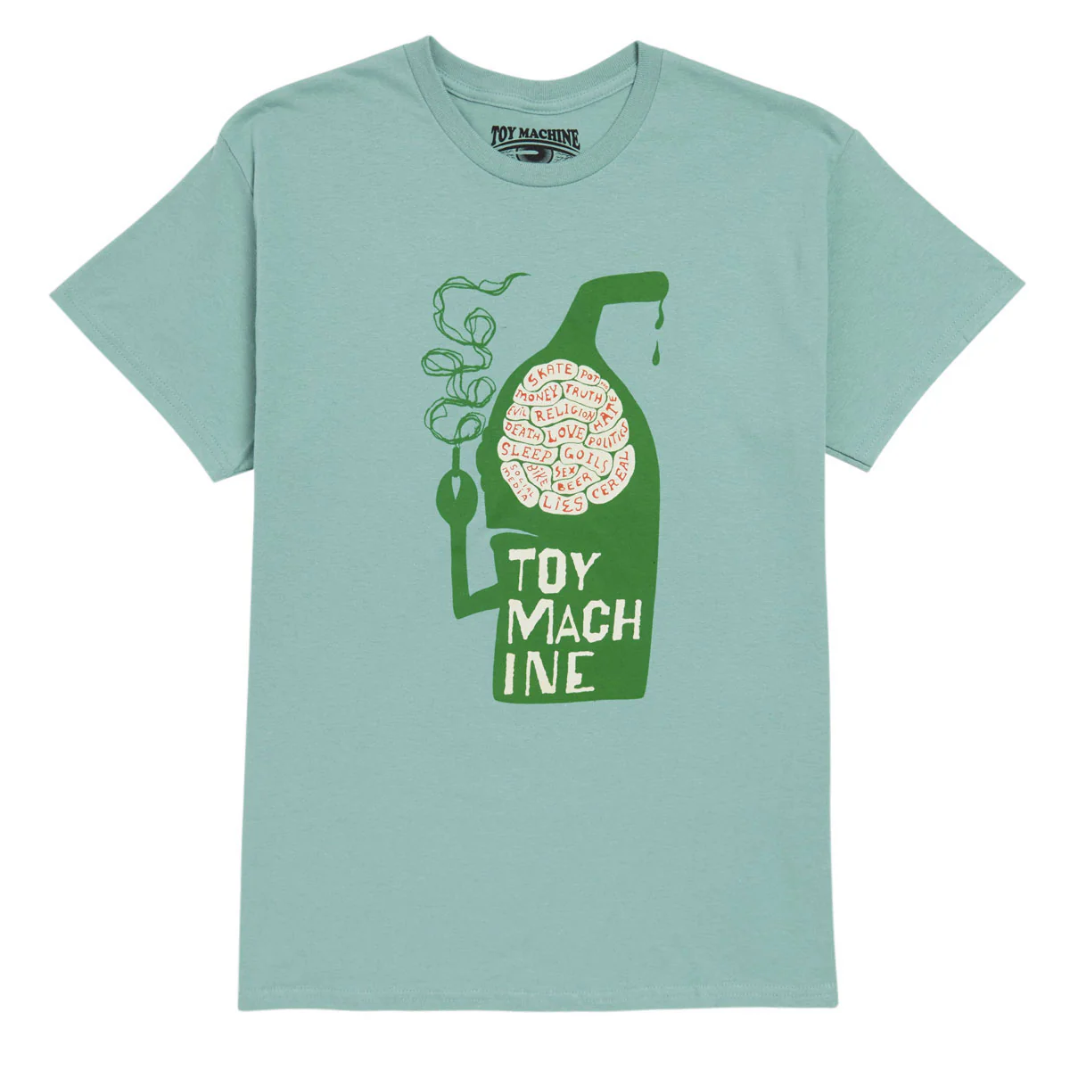 Toy Machine Silowet T-Shirt - Mint