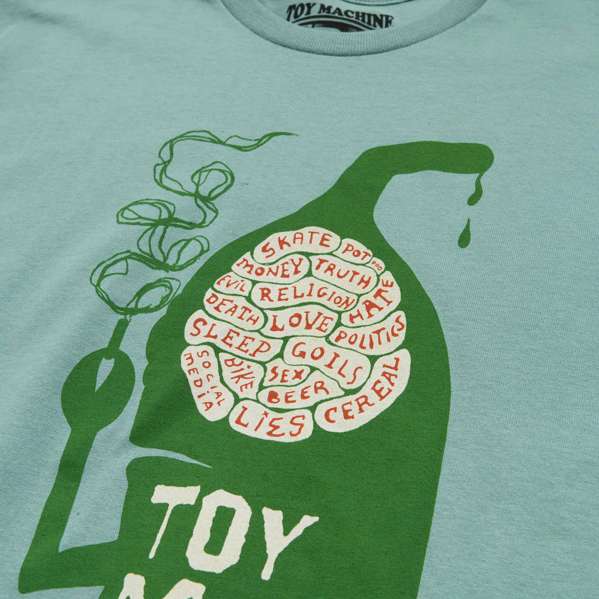 Toy Machine Silowet T-Shirt - Mint - Image 2