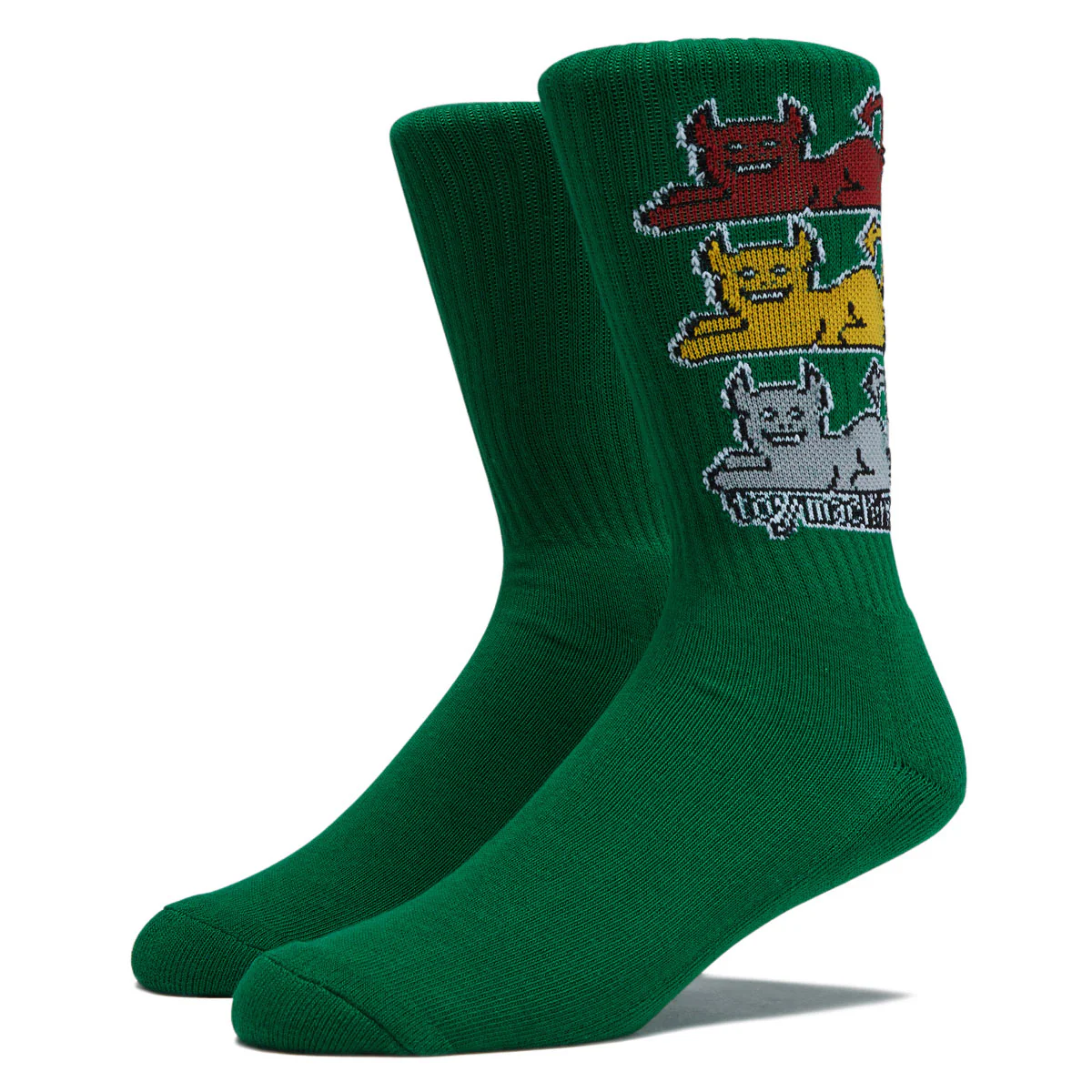 Toy Machine Triple Cat Socks - Green