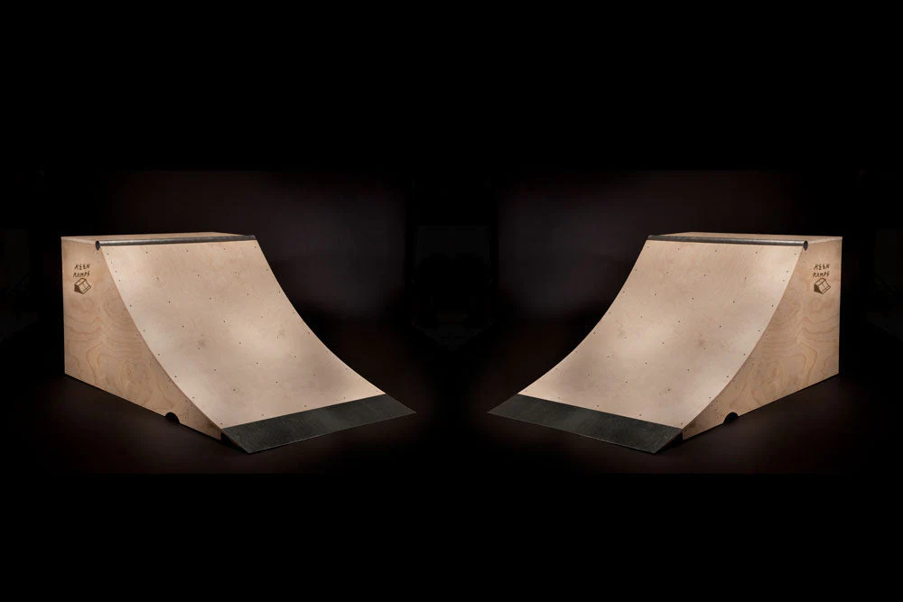 Keen Ramps (two) 3' x 4' Quarter Pipes