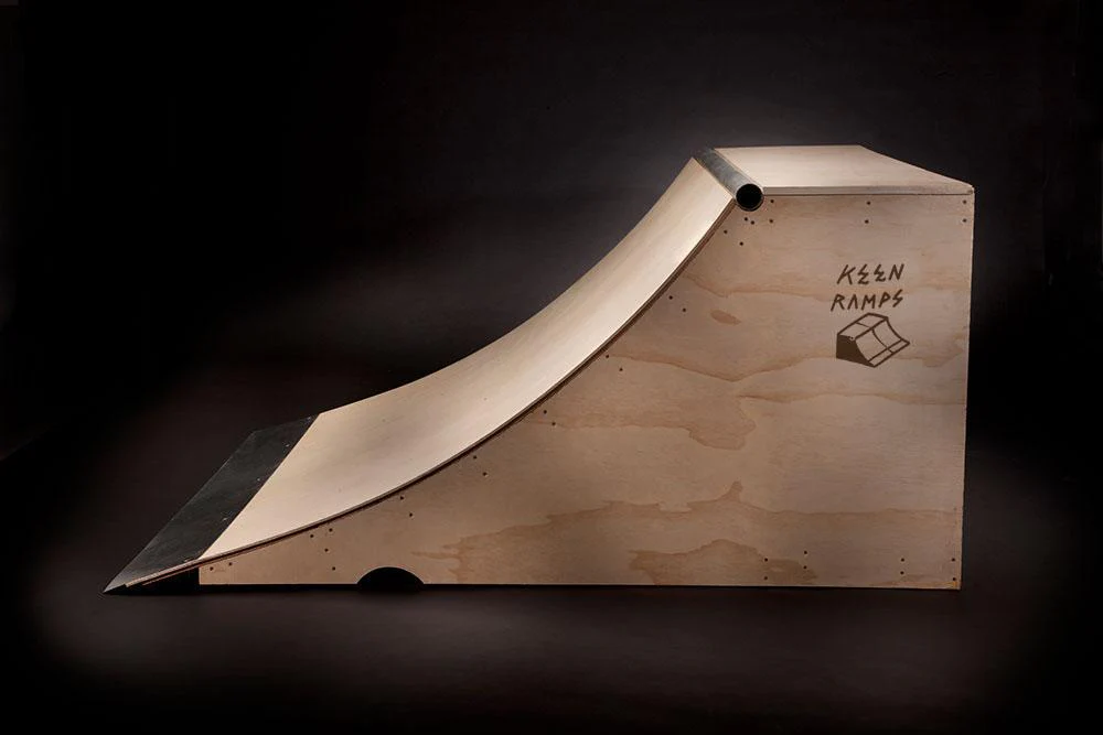 Keen Ramps (two) 3' x 8' Quarter Pipes - Image 2