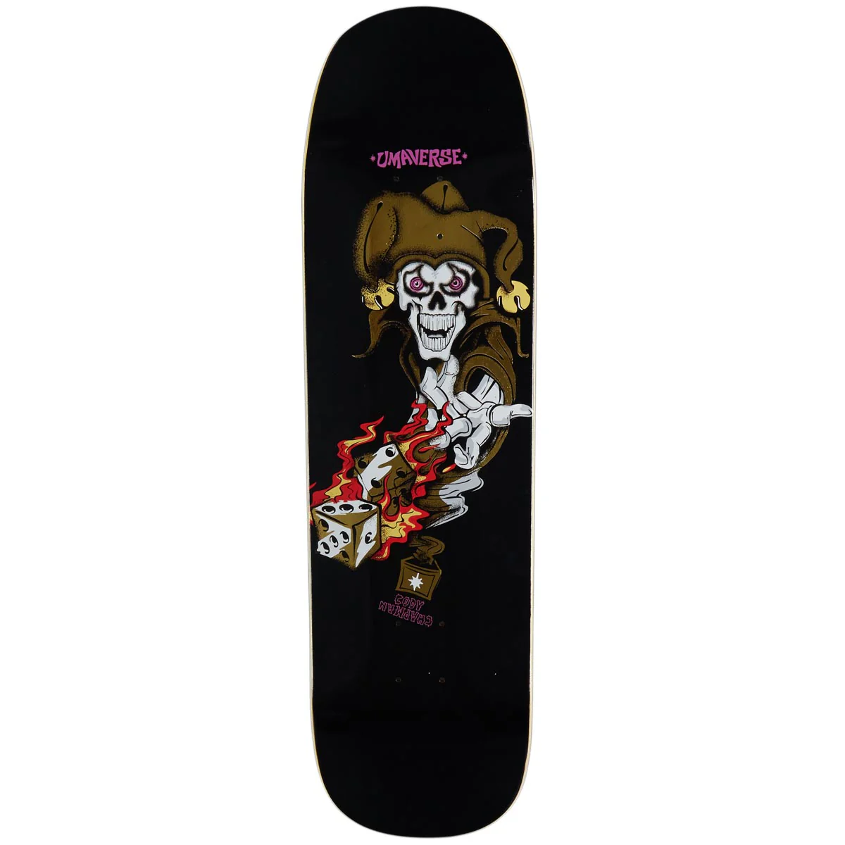 Umaverse Cody Jester on Maite Shape Skateboard Deck - 8.70"