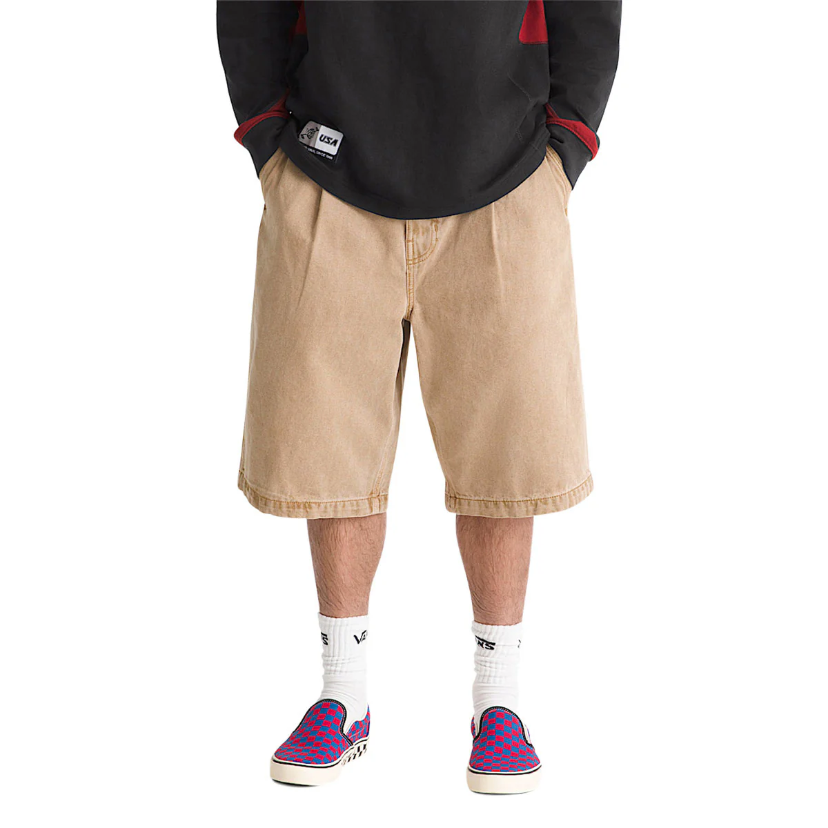 Vans Authentic Chino Baggy Shorts - Incense - Image 2