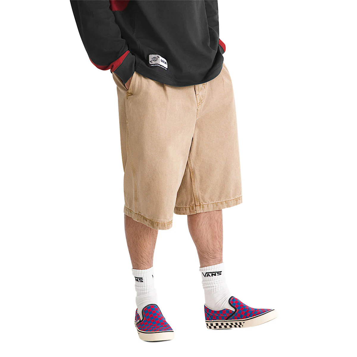 Vans Authentic Chino Baggy Shorts - Incense - Image 3