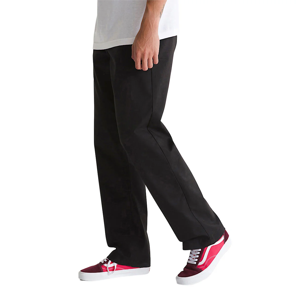 Vans Authentic Chino Straight Pants - Black - Image 3