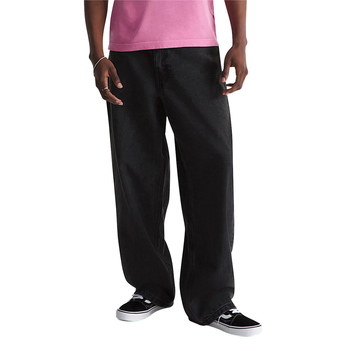 Vans Check-5 Baggy Denim Jeans - Black 2026