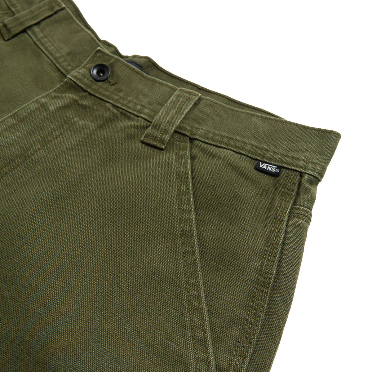 Vans Chore Loose Shorts - Mossy Olive - Image 6