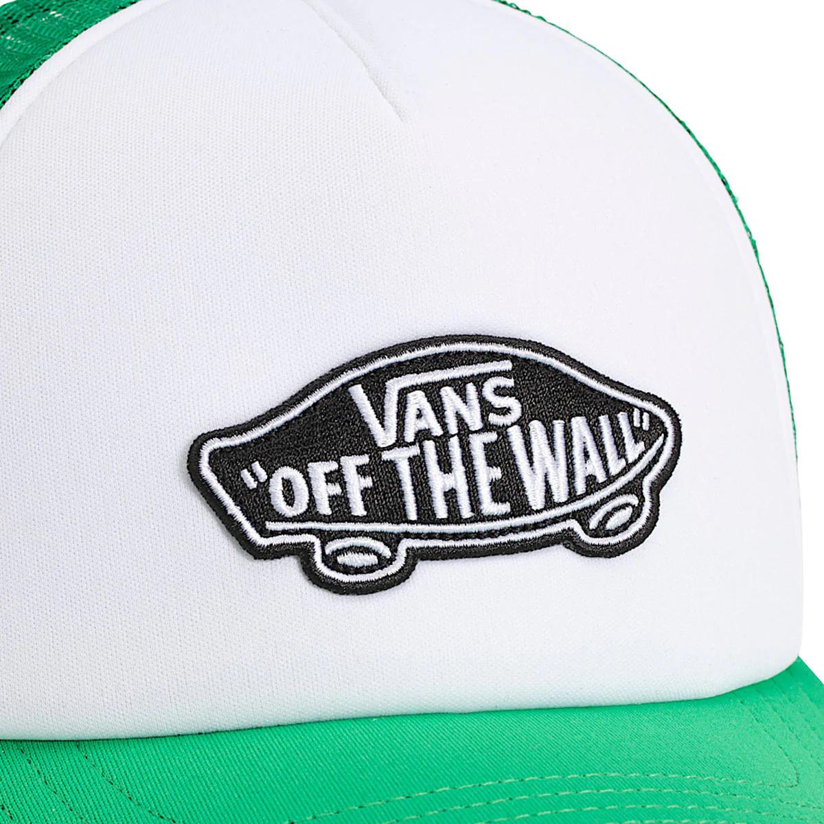 Vans Classic Patch Curved Bill Trucker Hat - Vivid Verdant - Image 3