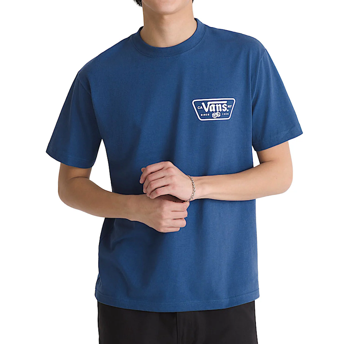 Vans Knu Patch T-Shirt - True Navy - Image 3