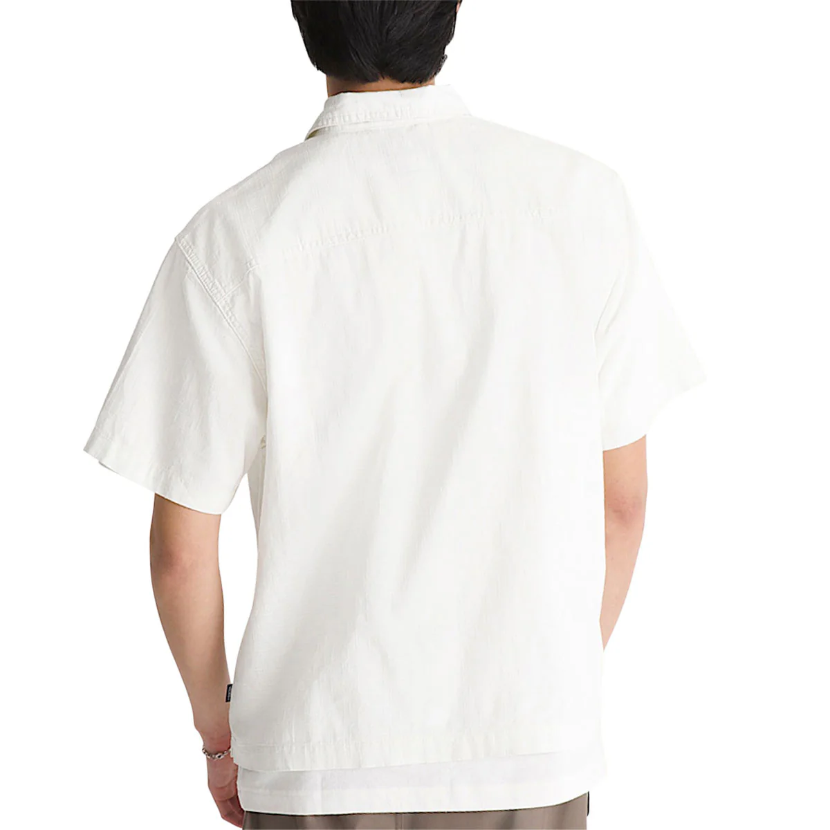 Vans Larkspur Textured Solid Shirt - Marshmallow - Image 2