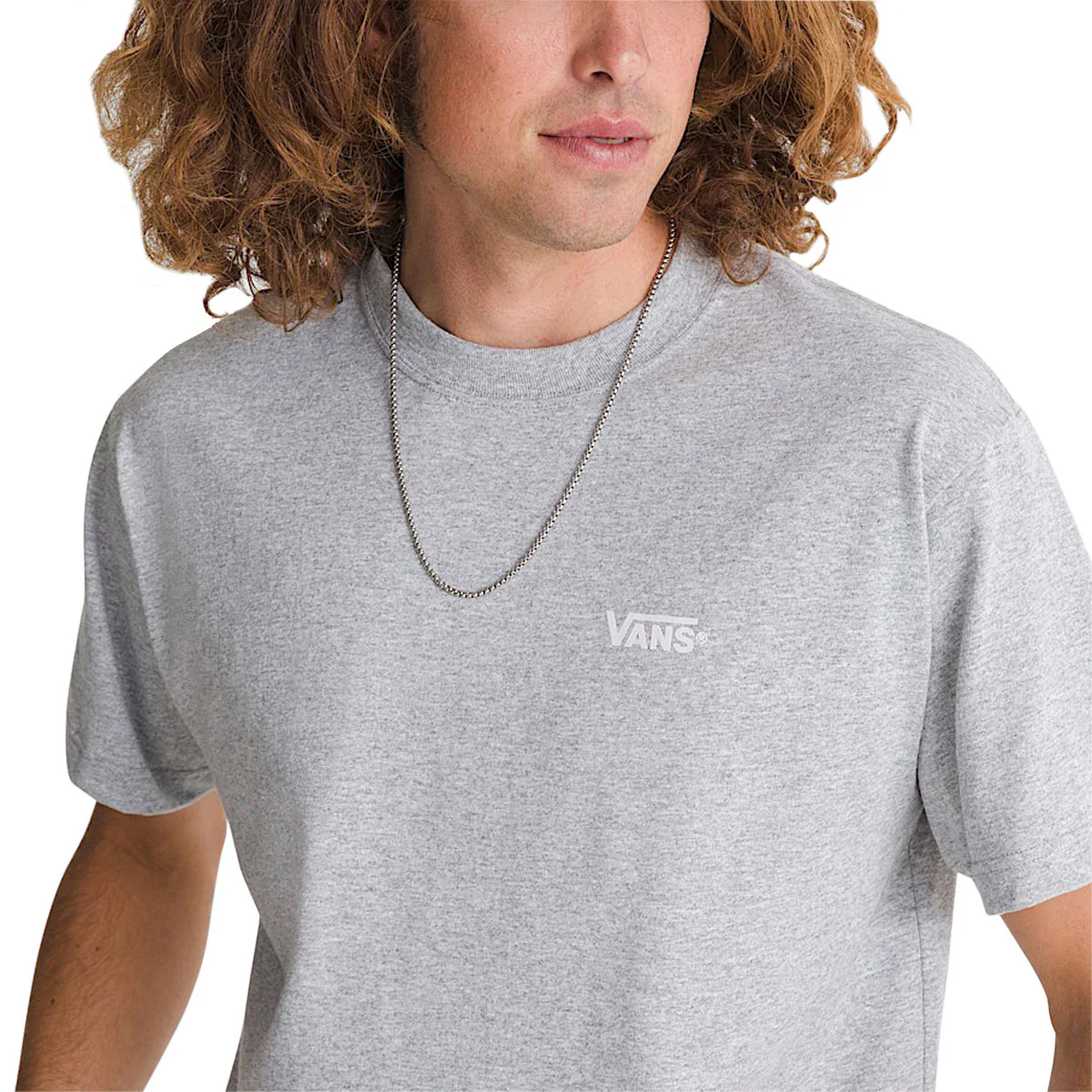 Vans New Left Chest T-Shirt - Athletic Heather - Image 3