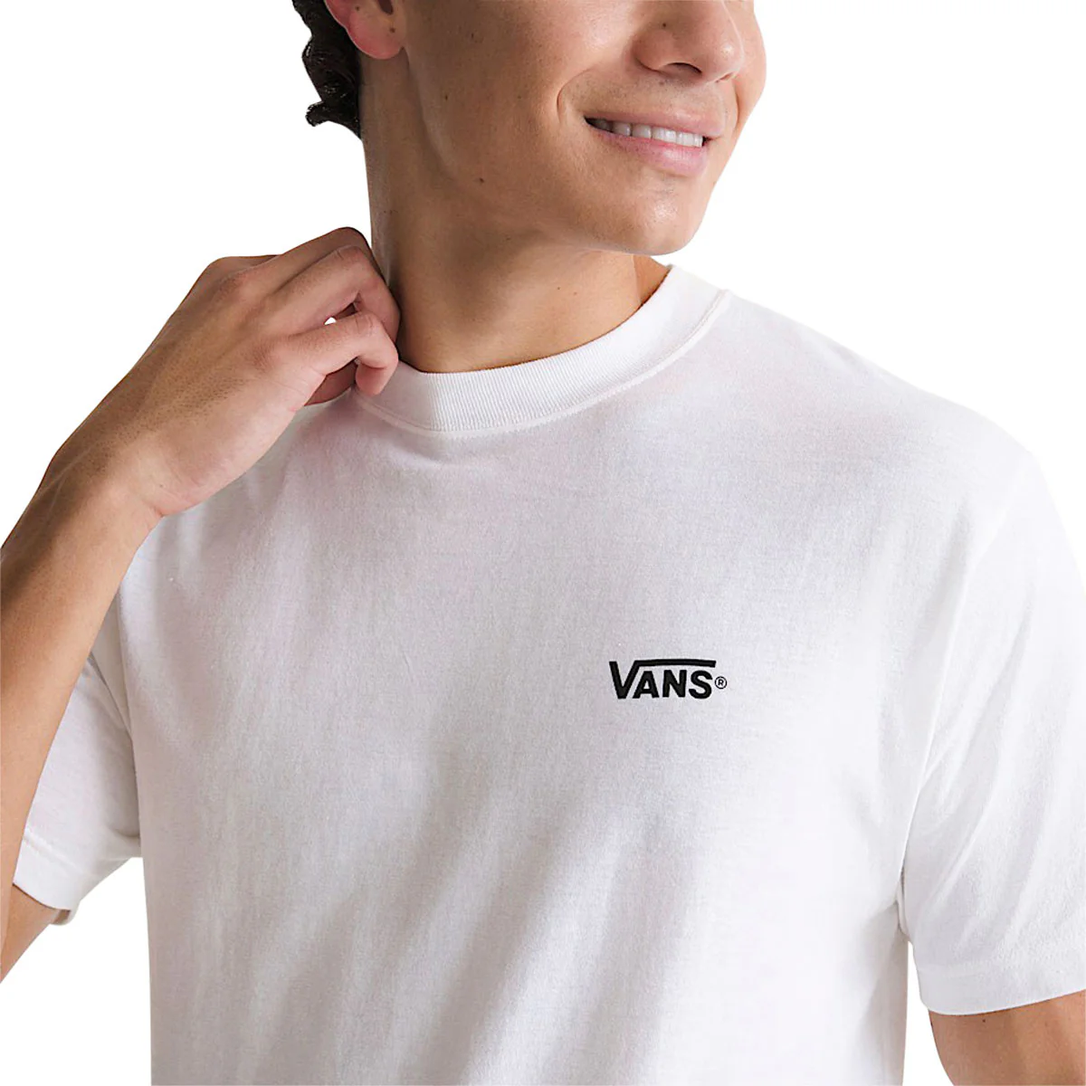 Vans New Left Chest T-Shirt - White/Black - Image 3