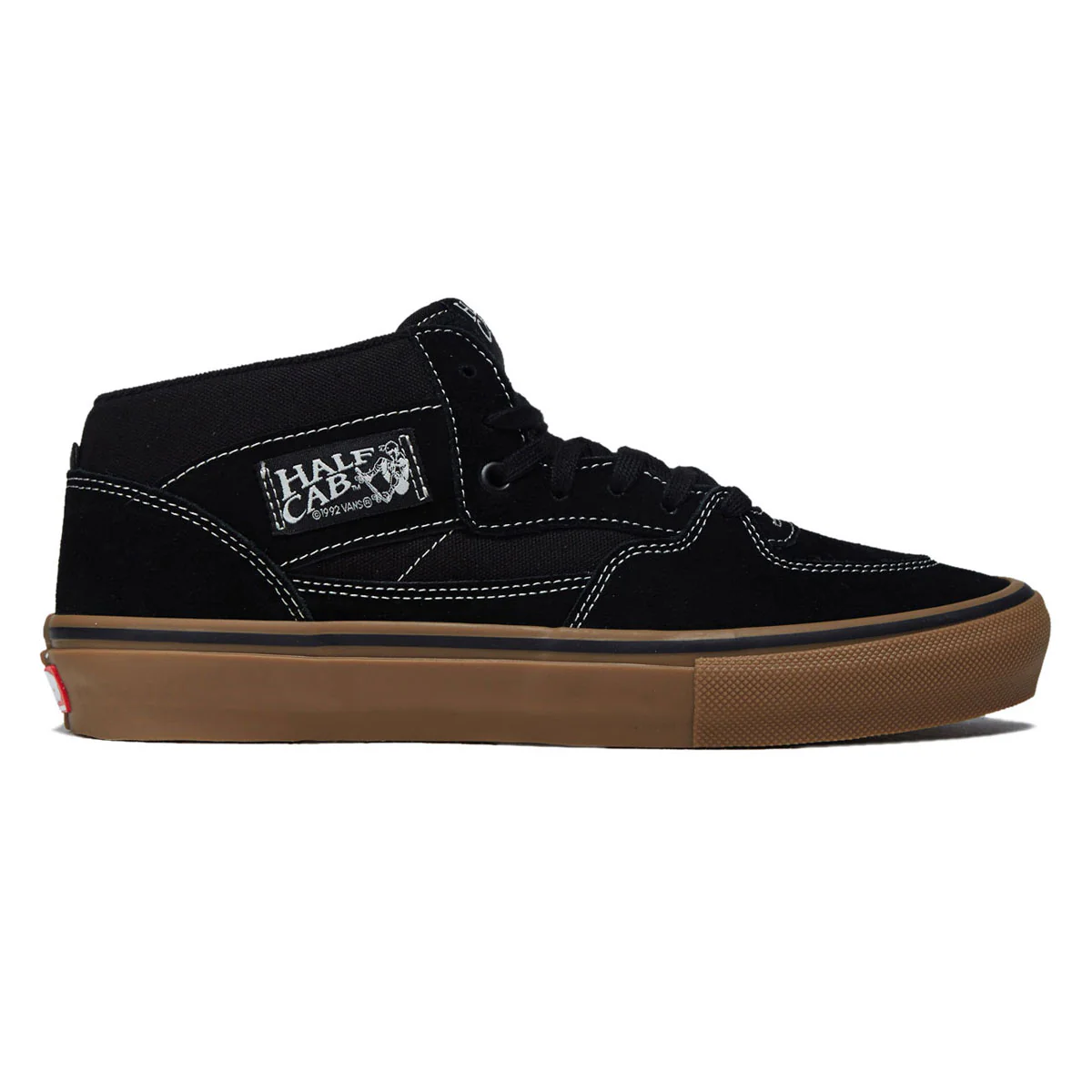 Vans Skate Half Cab Shoes - Black/Gum/White