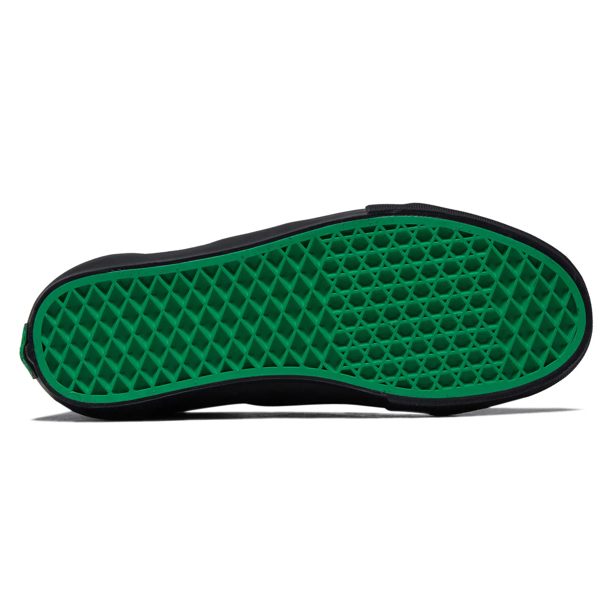 Vans Skate Old Skool Shoes - Black/Black/Green - Image 4