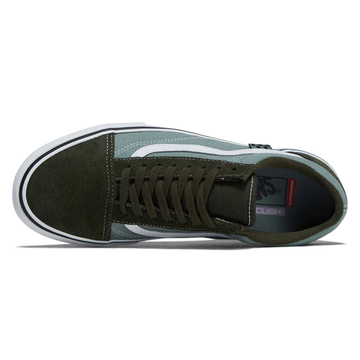 Vans Skate Old Skool Shoes - Obsidian Fern - Image 3