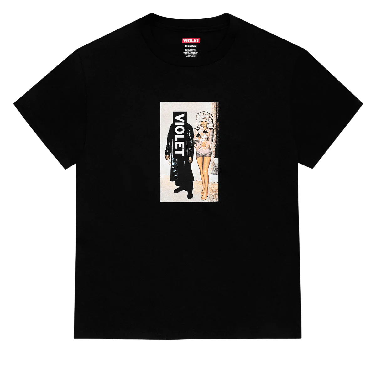 Violet It's A Girls World T-Shirt - Black