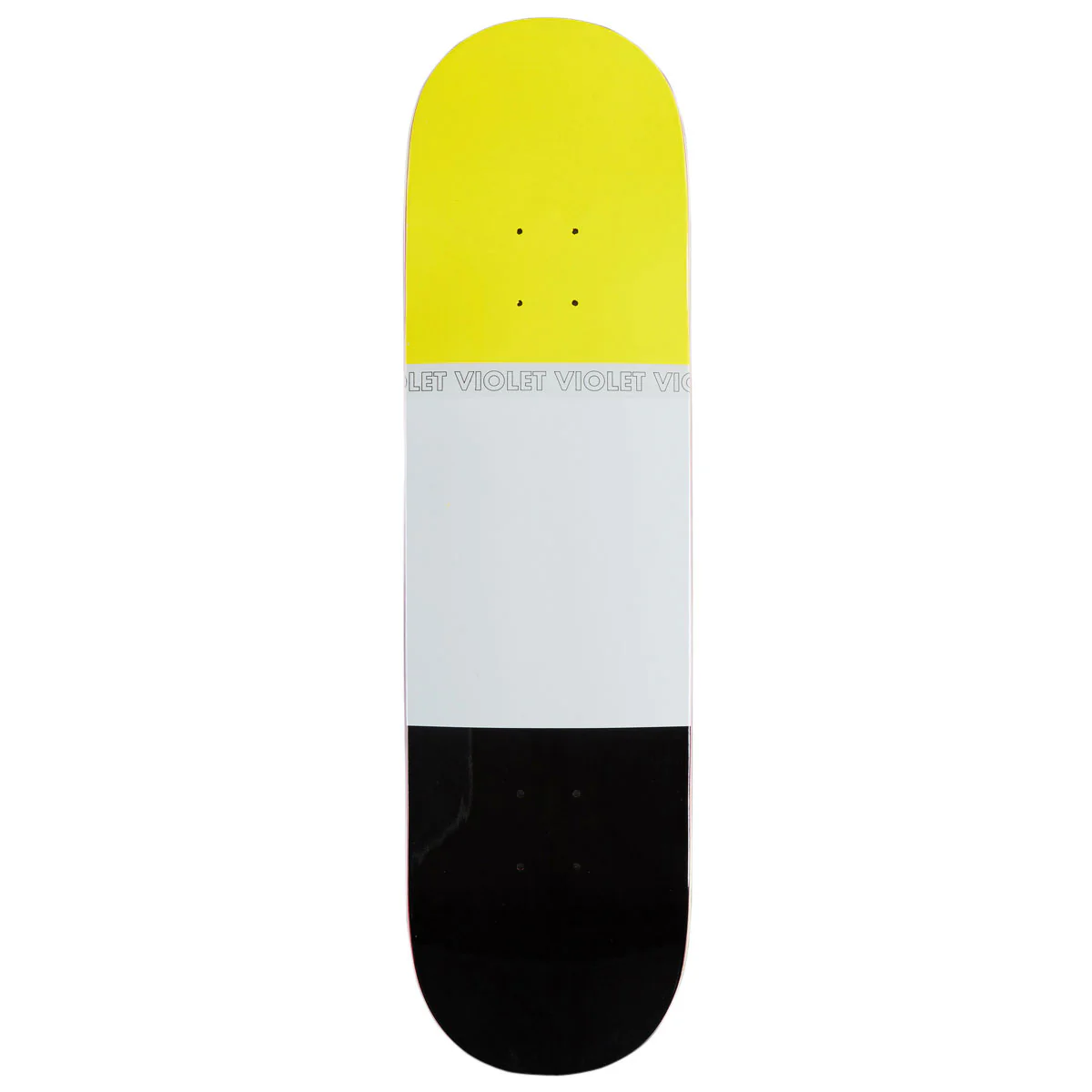 Violet Lollipop Skateboard Deck - Yellow - 8.38"
