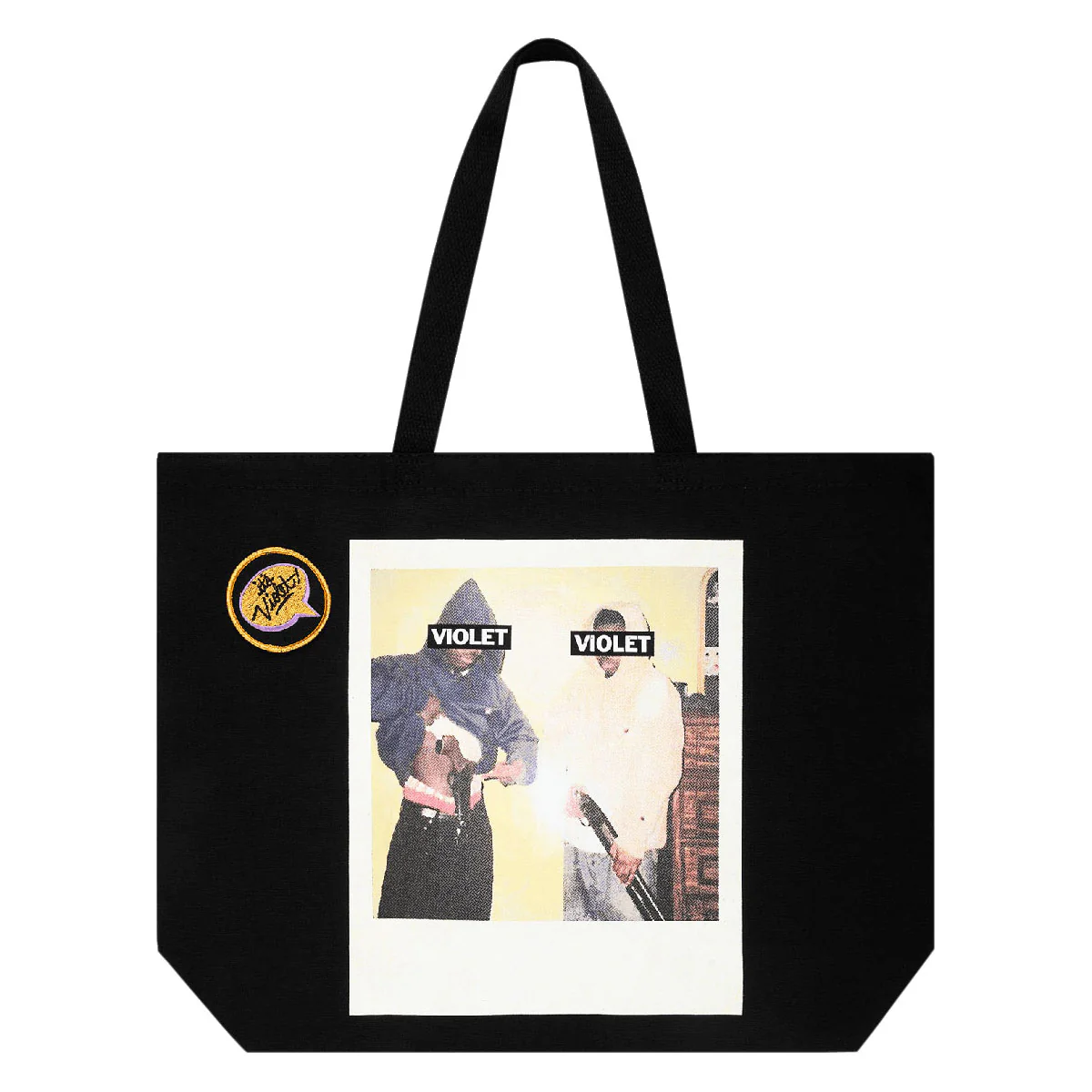 Violet We're In This Together Tote Bag - Black