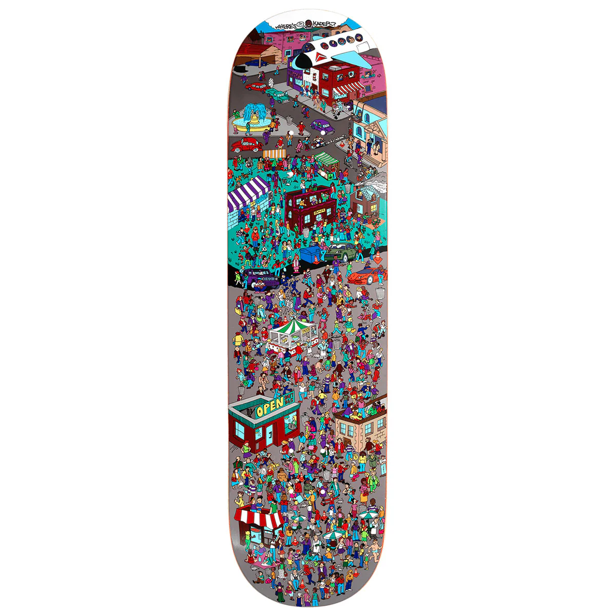 Violet Where's Kader? Skateboard Deck - 8.50"