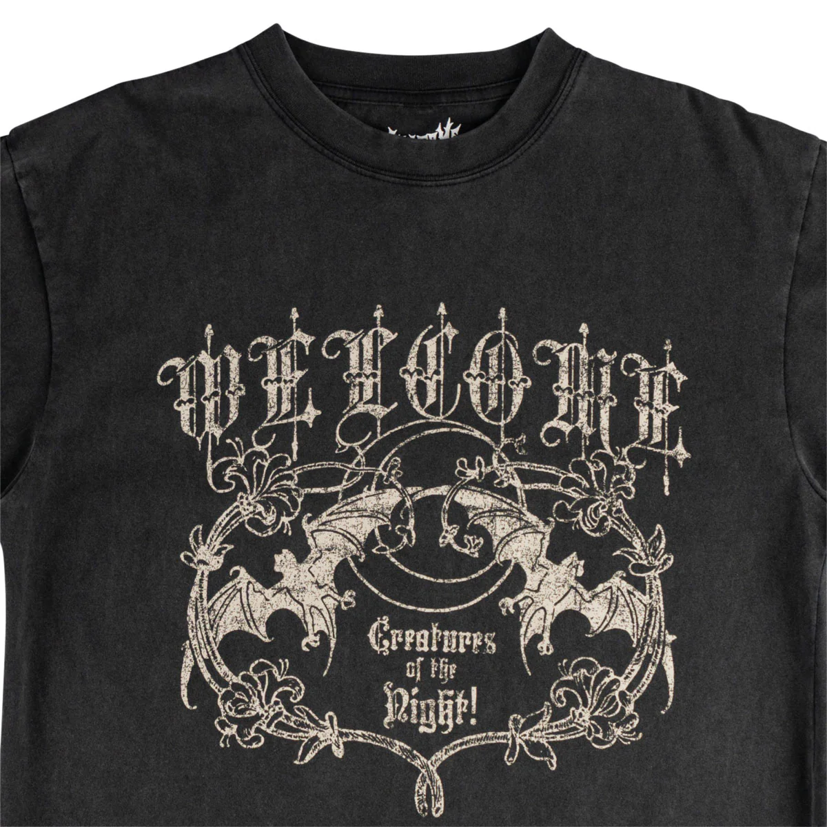 Welcome Night Creature T-Shirt - Vintage Black - Image 3
