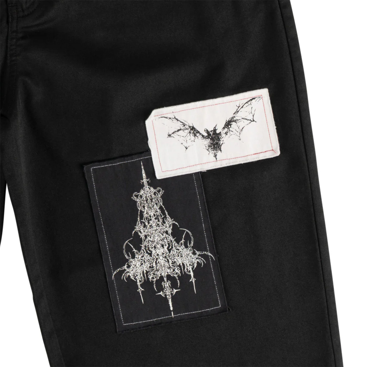Welcome Shinner Cut-Off Twill Shorts - Black - Image 5