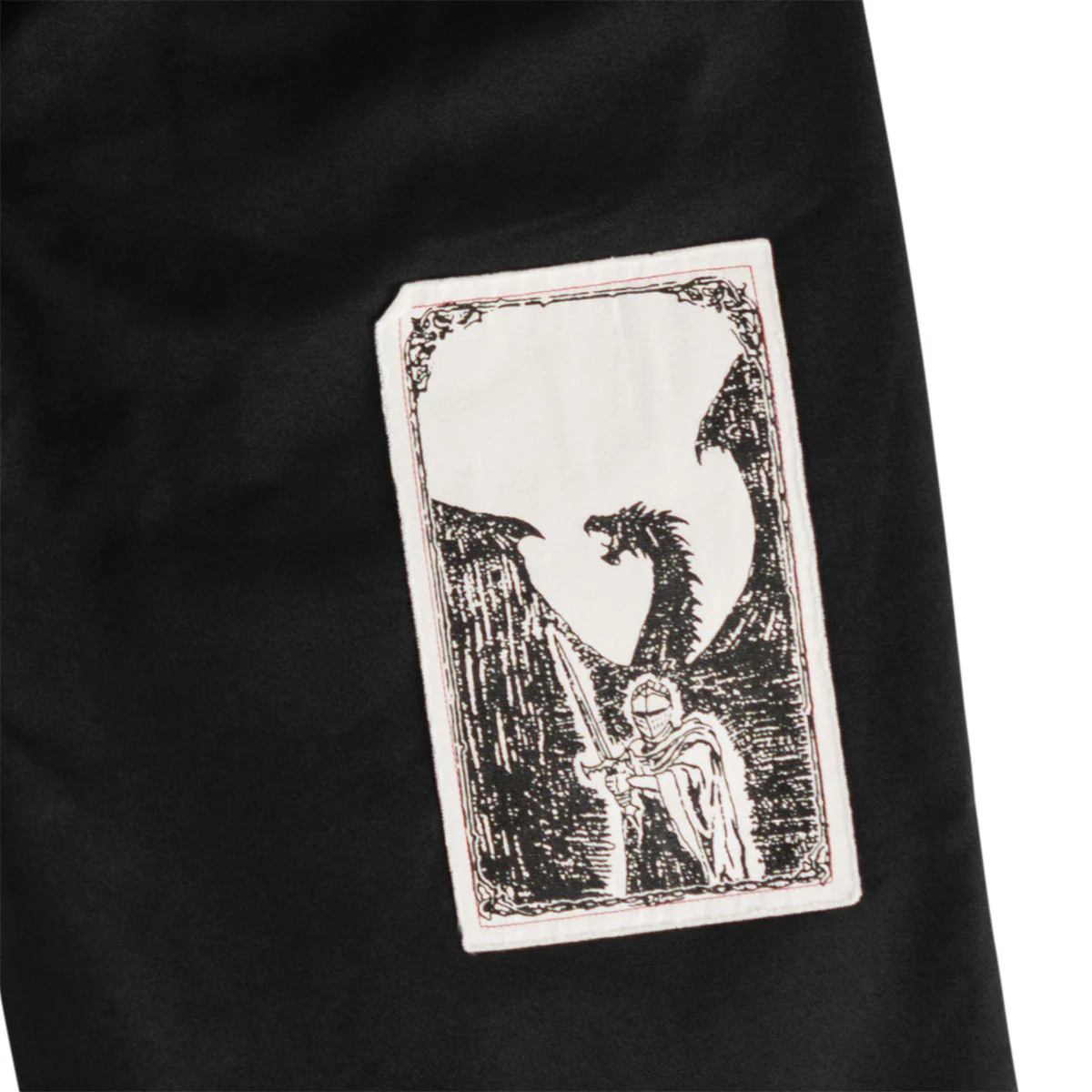 Welcome Shinner Cut-Off Twill Shorts - Black - Image 6