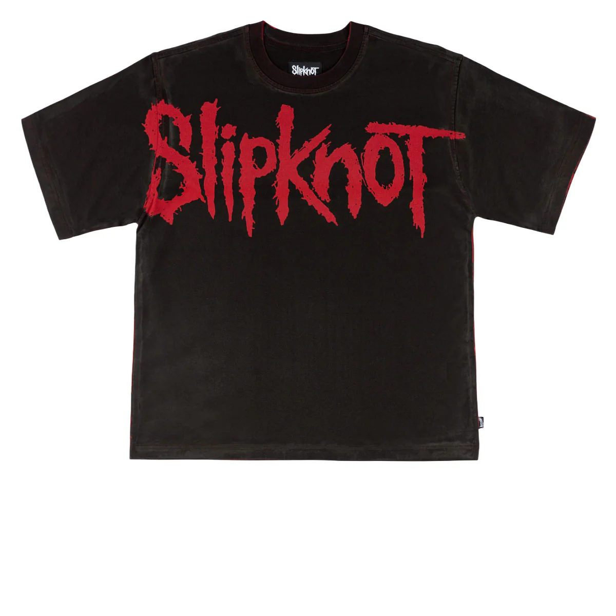 Welcome x Slipknot Barcode Overprint T-Shirt - Black/Red