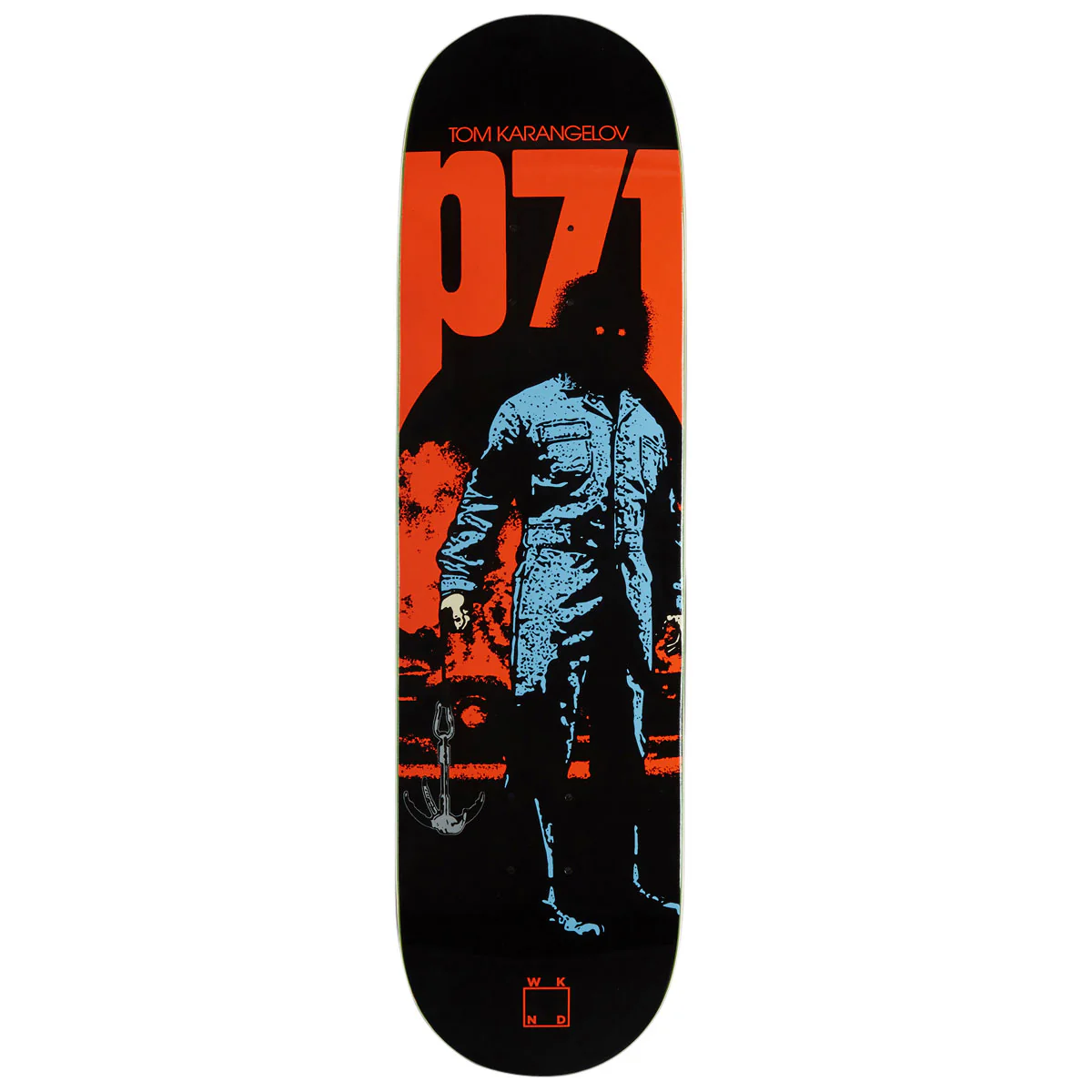 WKND P71 Tom Karangelov WB Skateboard Deck - Metallic Ink - 8.25"